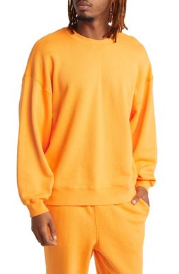 Elwood Men's Core Oversize Crewneck Sweatshirt in Hunters Orange