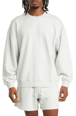 Elwood Men's Core Oversize Crewneck Sweatshirt in Vintage Ash Grey