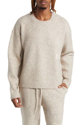 Elwood Oversize Crewneck Sweater in Oatmeal