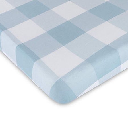 Ely's & Co. Ultra Soft Jersey Cotton Gingham Cr ib Sheet