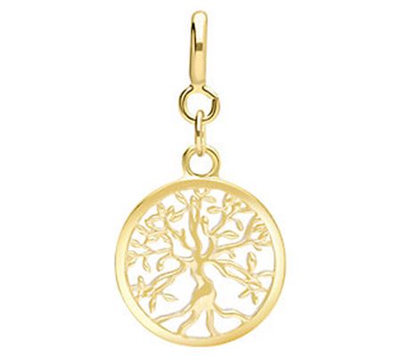 Elyse Ryan 14K Gold Clad Tree Of Life Charm