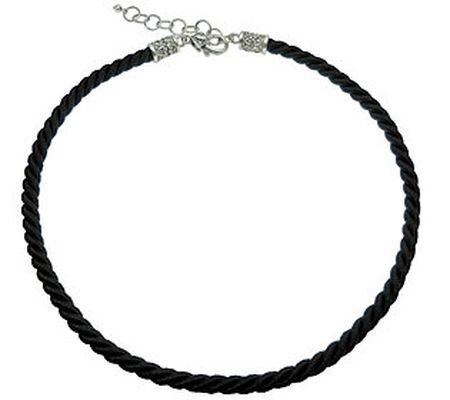 Elyse Ryan Sterling Silver Cord Necklace