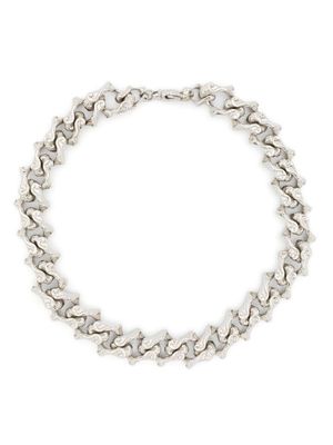 Emanuele Bicocchi Arabesque sharp chain-link necklace - Silver
