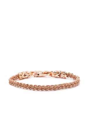 Emanuele Bicocchi braided chain-link bracelet - Pink