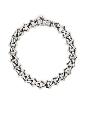 Emanuele Bicocchi charm chain-link bracelet - Silver