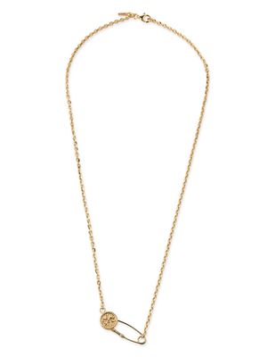 Emanuele Bicocchi crest pin necklace - Gold