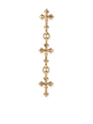 Emanuele Bicocchi cross-pendant single earring - Gold