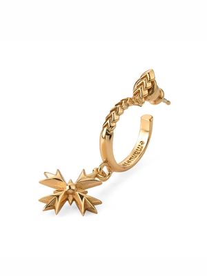 Emanuele Bicocchi EB Crest silver hoop earring - Gold