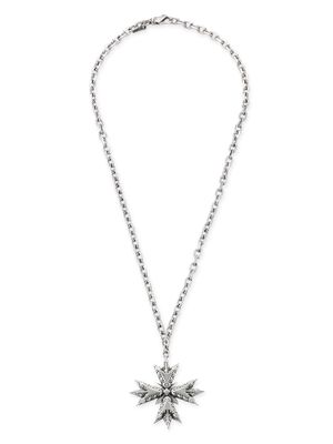 Emanuele Bicocchi EB Crest silver necklace