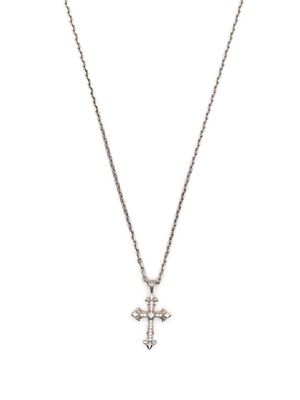 Emanuele Bicocchi Fleury cross-pendant necklace - Silver
