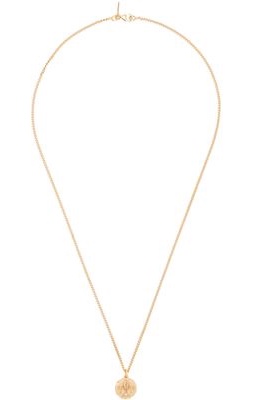 Emanuele Bicocchi Gold Lily Coin Necklace