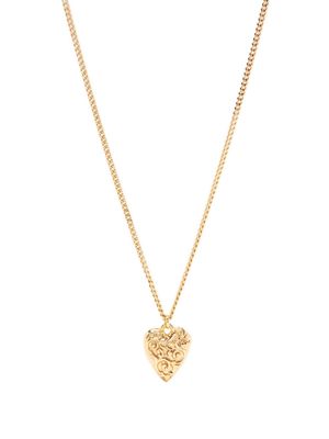 Emanuele Bicocchi gold small arabesque heart pendant