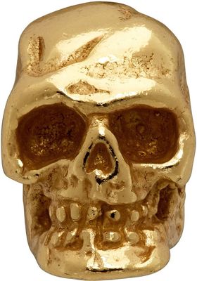 Emanuele Bicocchi Gold Tiny Skull Single Earring