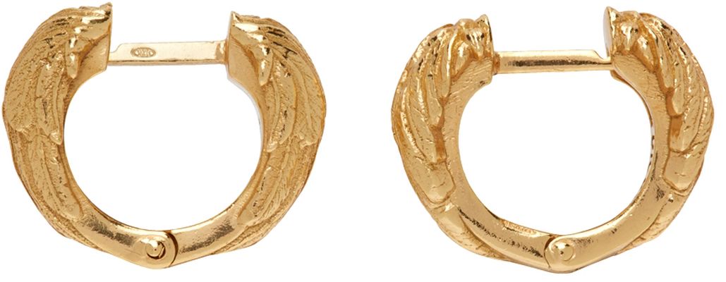 Emanuele Bicocchi Gold Wing Earrings