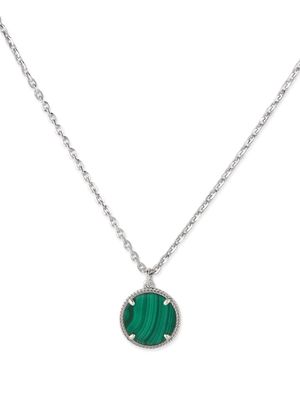 Emanuele Bicocchi malachite-pendant silver necklace