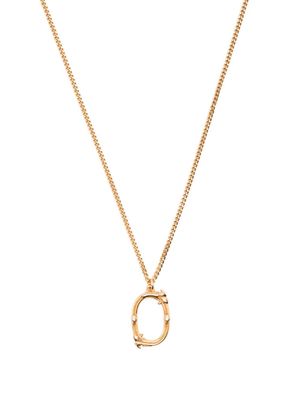 Emanuele Bicocchi O Alphabet Pendant necklace - Gold