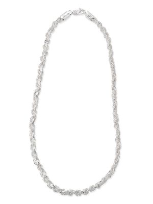 Emanuele Bicocchi rope-chain silver necklace