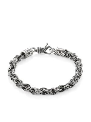 Emanuele Bicocchi round braid bracelet - Silver