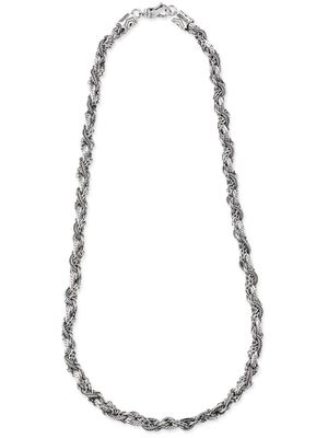 Emanuele Bicocchi round braid necklace - Silver