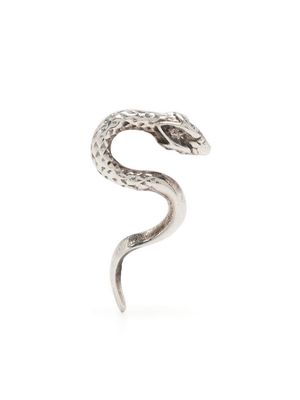 Emanuele Bicocchi serpent single earring - Silver