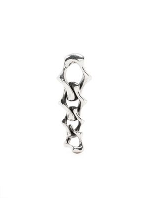 Emanuele Bicocchi sharp chain-link earrings - Silver