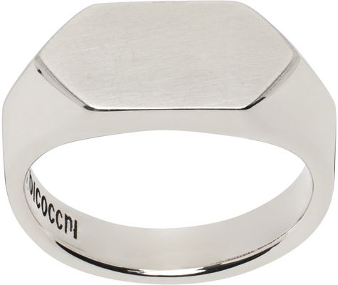 Emanuele Bicocchi silver Signet ring