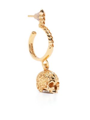 Emanuele Bicocchi skull pendant earring - Gold
