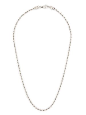 Emanuele Bicocchi Small Rope-chain necklace - Silver