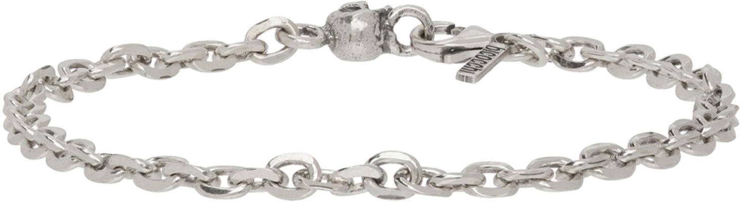 Emanuele Bicocchi SSENSE Exclusive Silver Chain Link Bracelet