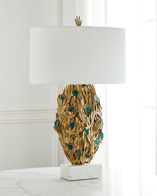 Embellished Fronds Table Lamp