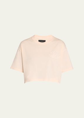 Embroidered Arts District Cropped Tee