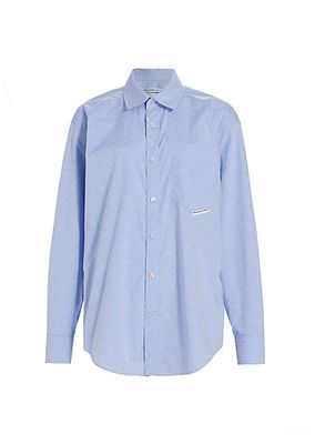 Embroidered Boyfriend Shirt