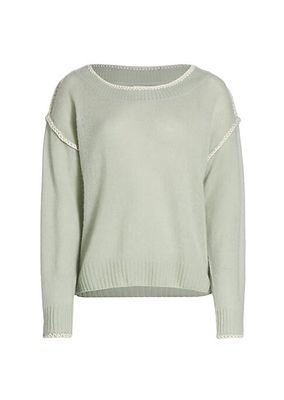 Embroidered Cashmere Sweater