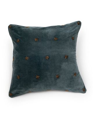 Embroidered Star Pillow