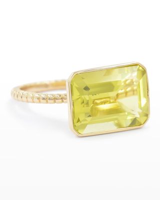 Emerald-Cut Jollie Ring