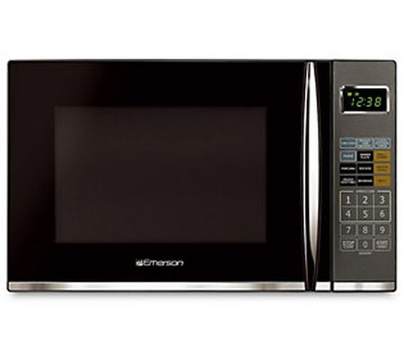 Emerson 1.2 Cubic Foot 1100W Countertop Microwa ve w/ Grill