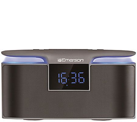 Emerson Portable Bluetooth Speaker, 12W Stereo, USB Charging