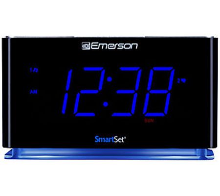 Emerson Smartset Alarm Clock Radio w/ Bluetooth Speaker