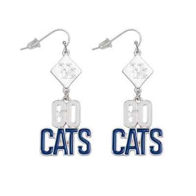EMERSON STREET Kentucky Wildcats Della Earrings in Silver