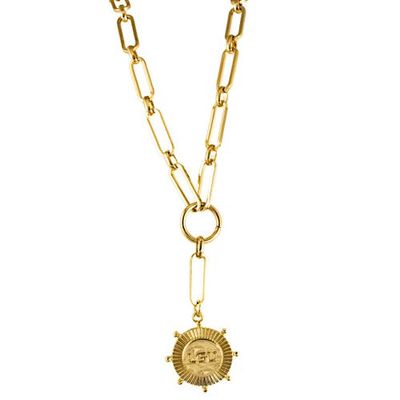 EMERSON STREET LSU Tigers Gouda Necklace in Gold