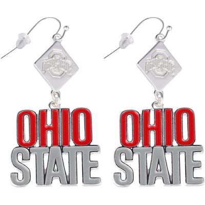 EMERSON STREET Ohio State Buckeyes Della Earrings in Silver
