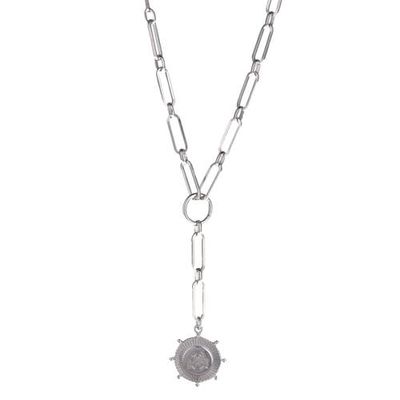 EMERSON STREET Ohio State Buckeyes Gouda Necklace in Silver