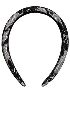 Emi Jay Halo Headband in Black & White.