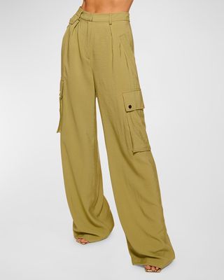 Emil Wide-Leg Relaxed Cargo Pants