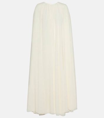 Emilia Wickstead Bridal Olivette caped midi dress