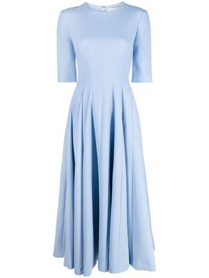 Emilia Wickstead Georgie wool dress - Blue