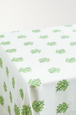 Emilia Wickstead - Printed Linen Tablecloth - Green