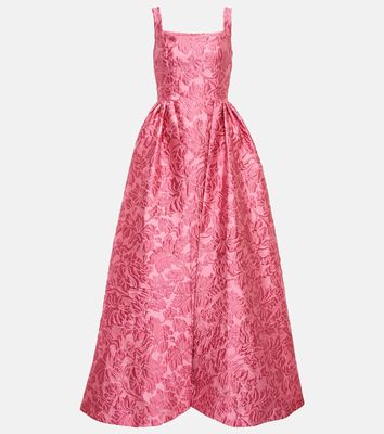 Emilia Wickstead Spencer floral cloqué gown