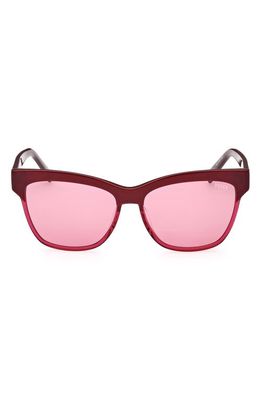 Emilio Pucci 57mm Square Sunglasses in Shiny Bordeaux /Bordeaux