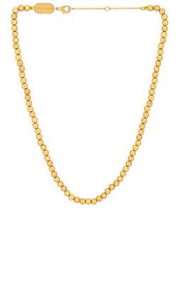 EMMA PILLS Fearless Beads in Metallic Gold.
